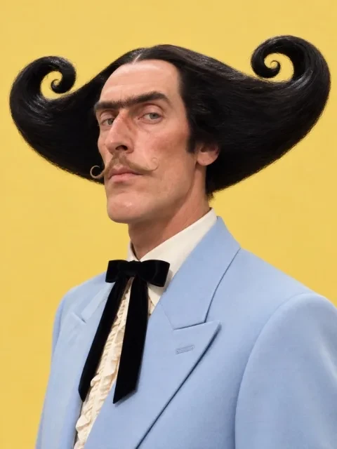 Marcel Phil, retrato de personagem gerado por IA