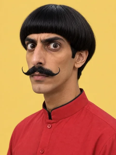 Abu Yalla, retrato de personagem gerado por IA