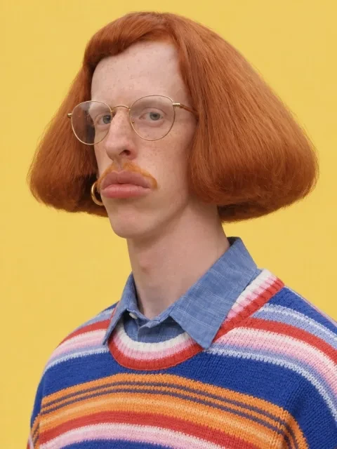 Percival Fawnsworth, retrato de personagem gerado por IA